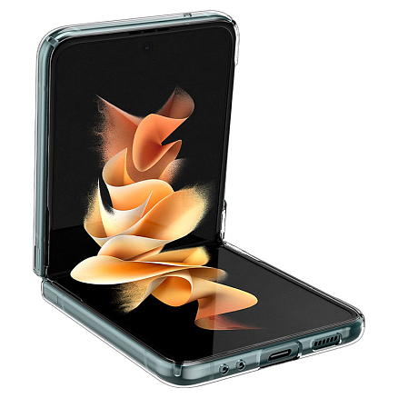 Чехол для Samsung Galaxy Z Flip 3 пластиковый ультратонкий Spigen Air Skin прозрачный