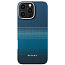 Чехол для iPhone 16 Pro Max кевларовый тонкий Pitaka MagEZ 4 Moonrise синий