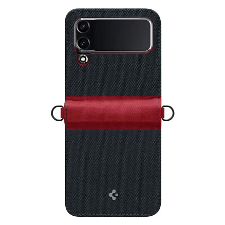 Чехол для Samsung Galaxy Z Flip 4 Spigen Compoty сине-бордовый