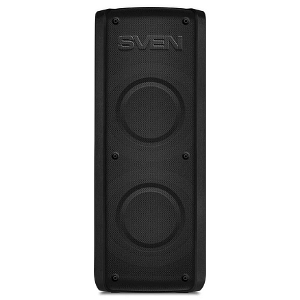 Портативная акустическая система Sven PS-710 с подсветкой, FM-радио, USB и поддержкой MicroSD карт черная