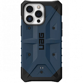 Чехол для iPhone 13 Pro гибридный для экстремальной защиты Urban Armor Gear UAG Pathfinder синий