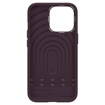 Чехол для iPhone 13 Pro гибридный Spigen Caseology Parallax бордовый