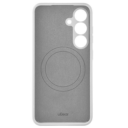 Чехол для Samsung Galaxy S25 гибридный uBear Touch Mag Case Magsafe серый