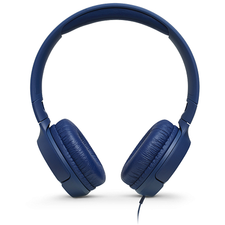 Наушники JBL Tune 500 накладные с микрофоном складные синие