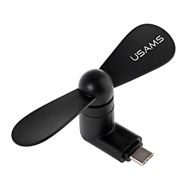 Мини вентилятор в разъем Type-C Usams черный