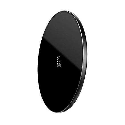 Беспроводная зарядка для телефона Baseus Simple 15W (быстрая зарядка) черная