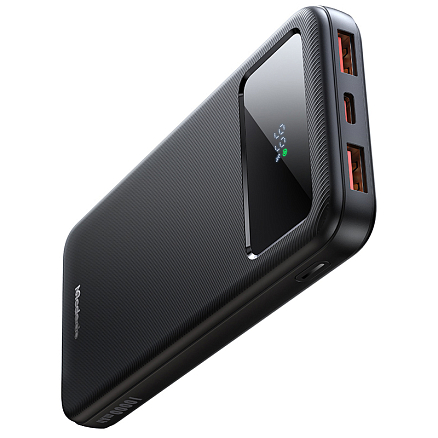 Внешний аккумулятор McDodo MC-4220 10000мАч (2 USB, Type-C, PD, QC, 22.5Вт) черный