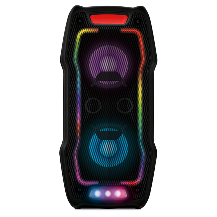Портативная колонка Sven PS-730 для вечеринок с подсветкой черная