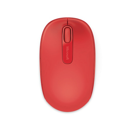 Мышь беспроводная Microsoft Mobile Mouse 1850 красная