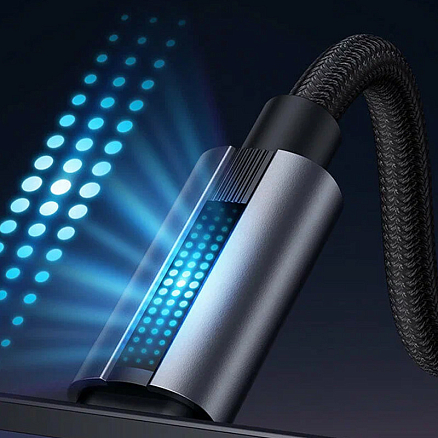 Кабель Type-C - USB для зарядки 1,2 м 6А 100W плетеный McDodo CA-5180 (быстрая зарядка PD) черный