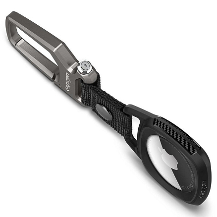 Чехол для AirTag гелевый Spigen SGP Rugged Armor черный