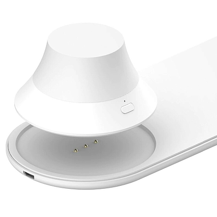 Беспроводная зарядка для телефона с ночником Xiaomi Yeelight YLYD04YI (быстрая зарядка) белая