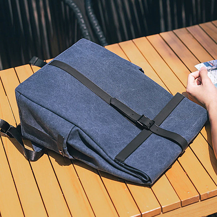 Рюкзак Xiaomi Ninetygo Grinder Oxford с отделением для ноутбука до 15,6 дюйма темно-синий