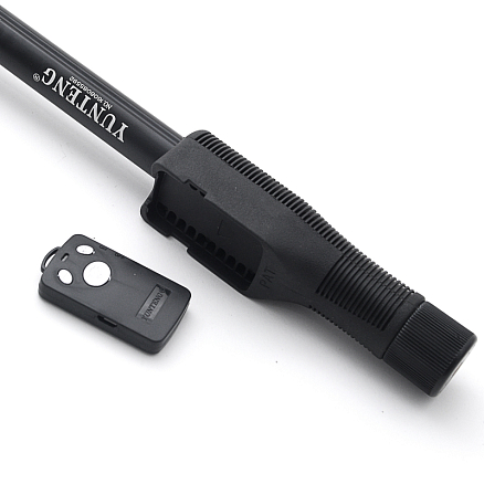 Монопод (палка для селфи) Bluetooth с кнопкой и зеркалом YunTeng YT-1288 длина 1,2 м черный
