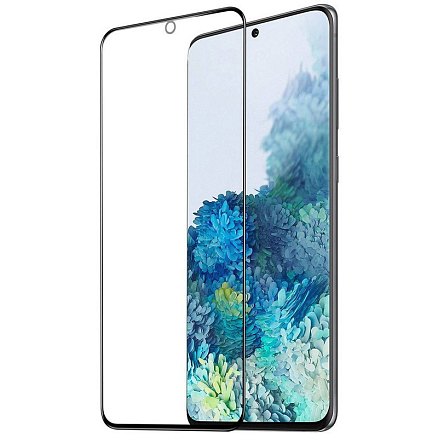 Защитное стекло для Samsung Galaxy S21 на весь экран противоударное Dux Ducis 9D черное