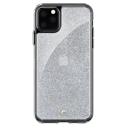 Чехол для iPhone 11 Pro гибридный блестящий Spigen Сyrill Etoile Glitter серебристый