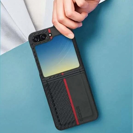 Чехол для Samsung Galaxy Z Flip 5 гибридный Santa Barbara Polo & Racquet Club Hazel черный