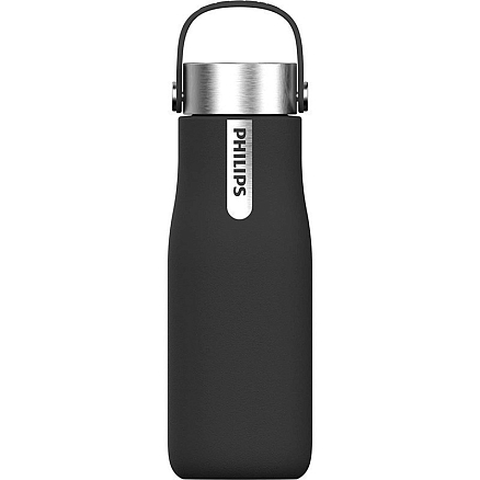 Умная термобутылка для воды Philips GoZero 355 мл черная