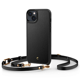 Чехол для iPhone 14 Plus гелевый Spigen Cyrill Classic Charm MagSafe черный