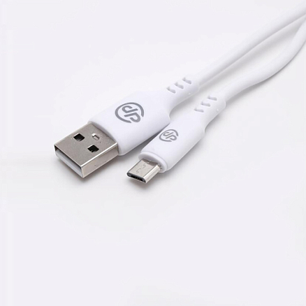 Кабель USB - MicroUSB для зарядки 1 м 2.4A Digitalpart MC-307 белый