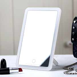 Зеркало для макияжа с подсветкой настольное Remax Charming RT-L03 белое