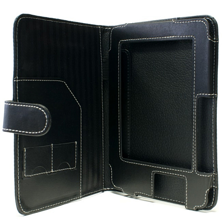 Чехол для PocketBook Pro 612, Pro 602, Pro 603 кожаный Nova черный
