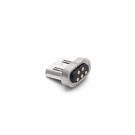 Кабель USB - MicroUSB для зарядки 1 м 2.4А магнитный Baseus Insnap розовое золото
