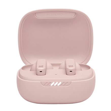 Наушники TWS беспроводные JBL Live Pro+ вакуумные с микрофоном и шумоподавлением розовые