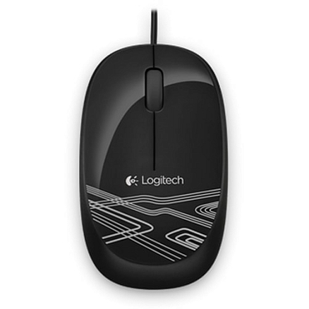 Мышь проводная Logitech M105 черная