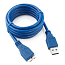 Кабель USB - MicroUSB для зарядки длина 1,8 м Cablexpert синий