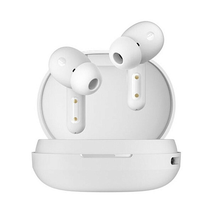 Наушники TWS беспроводные Haylou MoriPods ANC вакуумные с микрофоном и активным шумоподавлением белые