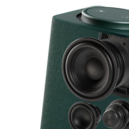 Умная колонка Яндекс Станция Макс (с хабом умного дома Zigbee, зеленый)