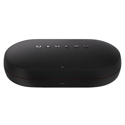 Наушники TWS беспроводные Bluetooth Haylou PurFree Buds OW01 вкладыши с микрофоном для спорта оранжевые