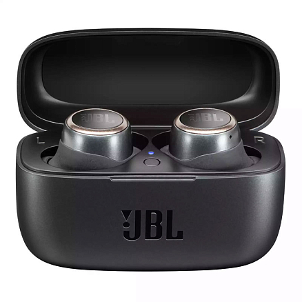 Наушники беспроводные Bluetooth JBL Live 300 TWS вакуумные с микрофоном черные