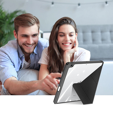 Чехол для iPad 10.2 2020, 2021 гибридный - книжка Dux Ducis Magi черный