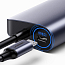 USB 3.0 HUB (разветвитель) на 3 порта + Gigabit Ethernet Ugreen CM252 с питанием MicroUSB серый