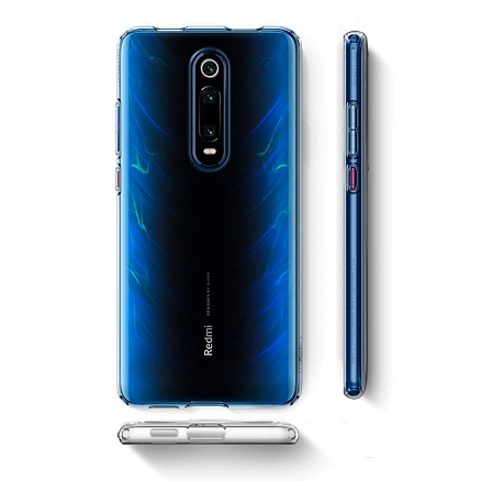 Чехол для Xiaomi Mi 9T, Mi 9T Pro, Redmi K20, Redmi K20 Pro гелевый ультратонкий Spigen SGP Liquid Crystal прозрачный