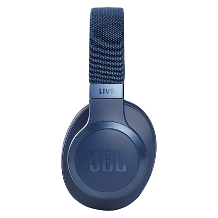 Наушники беспроводные Bluetooth JBL Live 660NC полноразмерные с микрофоном и активным шумоподавлением синие