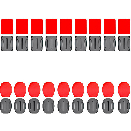 Набор монтажных оснований для камер GoPro, DJI Osmo Action, EKEN, SJCam, Insta360 Hurtel