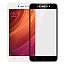 Защитное стекло для Xiaomi Redmi 5A на весь экран противоударное черное