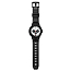 Чехол с ремешком для Samsung Galaxy Watch 4 Classic 42 мм гелевый Spigen Rugged Armor Pro черный
