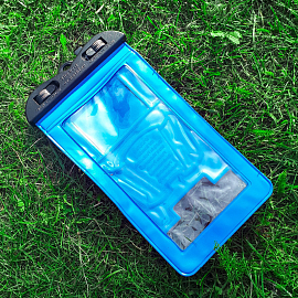 Водонепроницаемый чехол для телефона наручный Nova-N2 синий