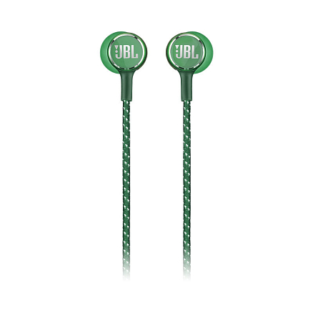 Наушники беспроводные Bluetooth JBL Live 200BT вакуумные с микрофоном и пультом зеленые