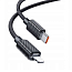 Кабель Type-C - Lightning для зарядки 1,2 м 3А 36W плетеный McDodo CA-3660 (быстрая зарядка PD) черный