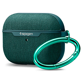 Чехол для наушников AirPods Pro для полной защиты Spigen Urban Fit темно-бирюзовый