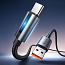 Кабель Type-C - USB для зарядки 1,2 м 6А 100W плетеный McDodo CA-5180 (быстрая зарядка PD) черный