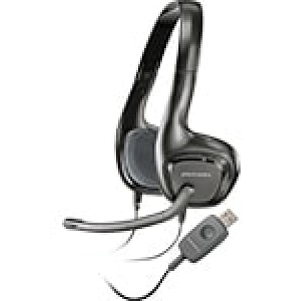 Наушники Plantronics Audio 622 накладные с микрофоном для компьютера в USB порт