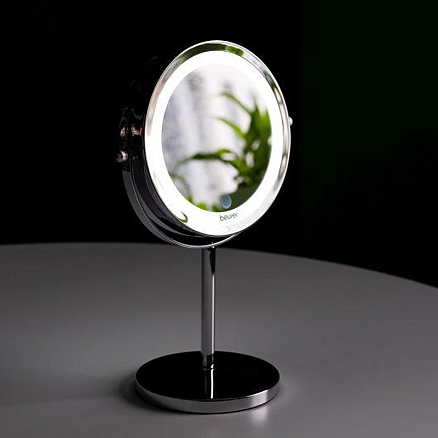 Зеркало для макияжа с подсветкой настольное Beurer BS 55 белое