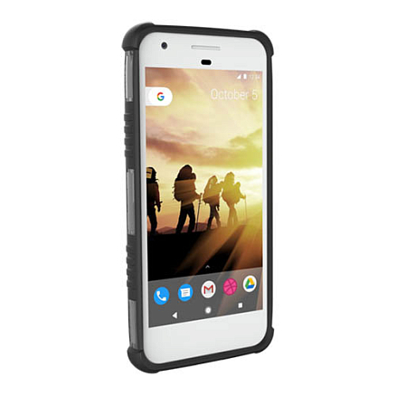 Чехол для Google Pixel, HTC Sailfish гибридный для экстремальной защиты Urban Armor Gear UAG Plasma серый