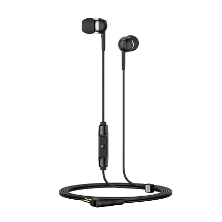 Наушники Sennheiser CX 80S вакуумные с микрофоном черные